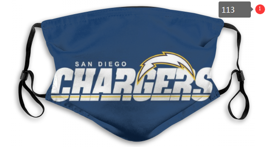 NFL Los Angeles Chargers #1 Dust mask with filter